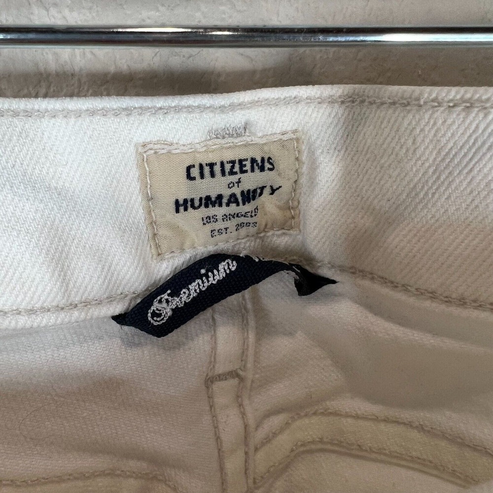 Citizen of‎ Humanity Women's Olivia High Rise Slim Ankle Jeans White Size 25 - Picture 9 of 16